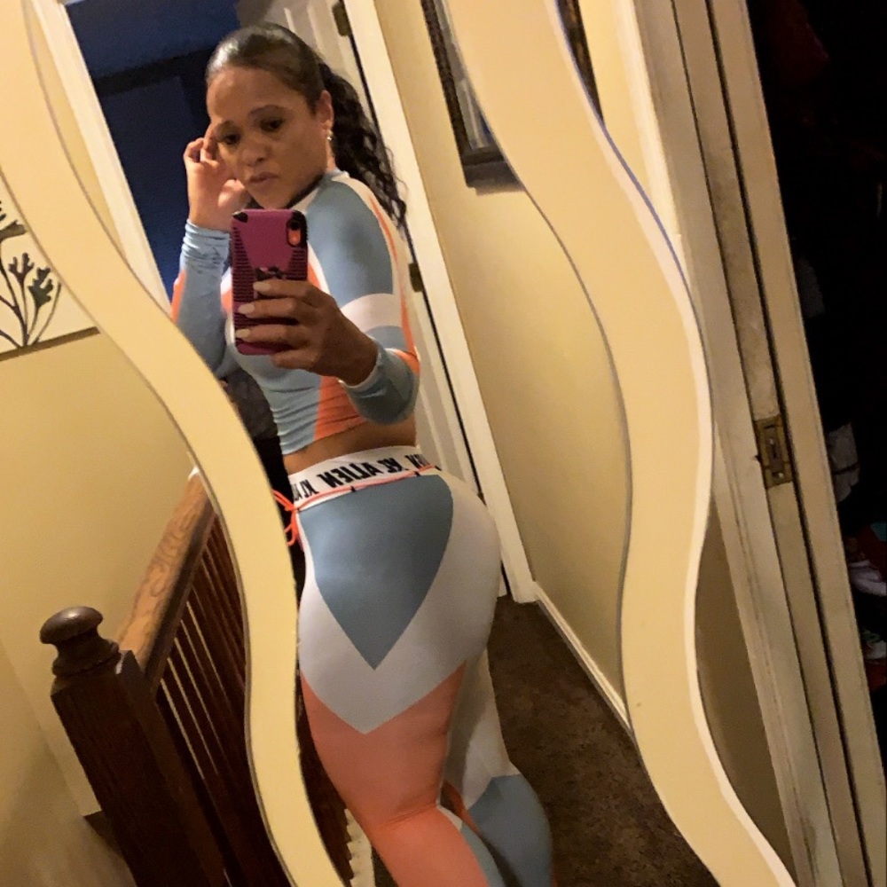 Sexy girl workout sportswear
